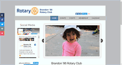 Desktop Screenshot of brandon86rotary.com