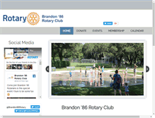 Tablet Screenshot of brandon86rotary.com
